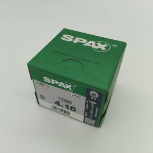 Puuruuvi, Spax, Uppokanta 4x16mm, Pz2, 1000kpl