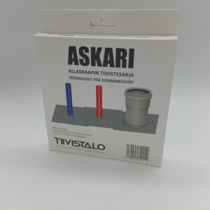 Askari allaskaapin tiivistyssarja, vesi ja viemäriputkelle